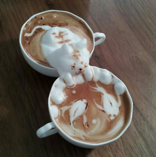 Cute Coffee Art!