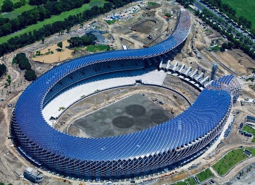 Dragon Stadium in Taiwan...