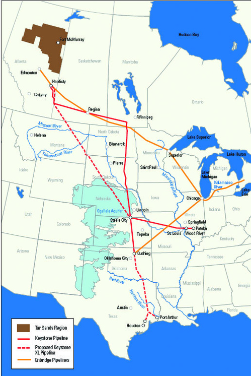 Keystone XL Pipeline Route Through Major Drinking Water Sources  06-15-2013